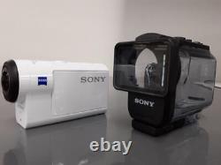 Sony HDR-AS300 Action Cam Digital Hd Video Camera Recorder White Waterproof USED