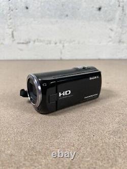 Sony HDR CX380 Digital HD Video Camera Recorder, Black. Tested Working