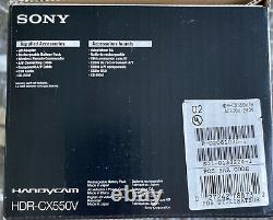 Sony HDR-CX550V Full HD 1080 64GB Internal Memory Digital HD Video Camera Record