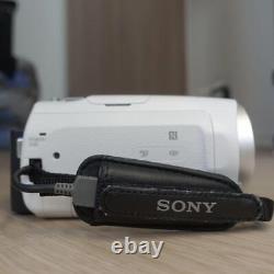 Sony HDR-CX670 Digital HD Handy Video Camera Recorder White from Japan