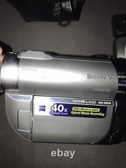 Sony Handycam DCR-DVD110 Digital Video Camera Recorder with Lots of Extras