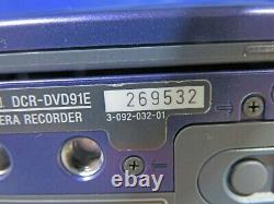 Sony Handycam DCR-DVD91E Digital Video Disc Recorder Super Steady Shot Bundle