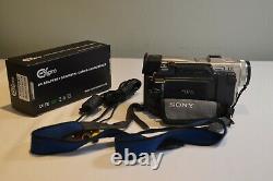 Sony Handycam DCR-TRV8E PAL MiniDV Digital Video Camera Recorder + Power Adapter