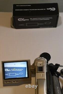 Sony Handycam DCR-TRV8E PAL MiniDV Digital Video Camera Recorder + Power Adapter