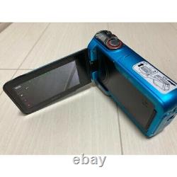 Sony Handycam HDR-GW77V Blue Digital HD Video Camera Recorder from Japan Used