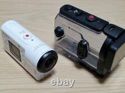 Sony Hdr-As300 Digital Hd Video Camera Recorder Action Cam Domest White Tested