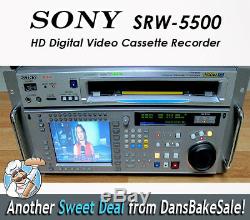 Sony SRW-5500 HD CAM SR Digital Video Cassette Recorder Just serviced