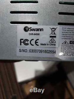 Swann DVR84550 CCTV 8 Channel HD 1080p Digital Video Recorder 2TB HDD CCTV 6 CAM