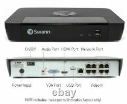 Swann Digital IP NVR8 8580 8 Channel Network Video CCTV Recorder 4K Ultra HD NVR
