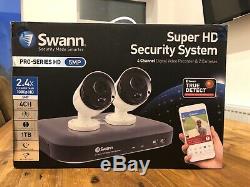 Swann super HD security system, 4 channel 5MP HD digital video recorder