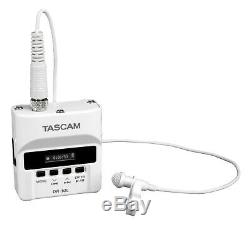 Tascam DR-10L Portable Digital Recorder With Lavalier White for Wedding Videos