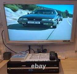 Toshiba DVR17KTB VHS DVD Recorder Copy VHS to DVD Original Remote & Set Up Guide