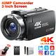 Video Camera 4k 42mp Camcorder Digital Vlogging Cam Recorder For Youtube Vlog 3