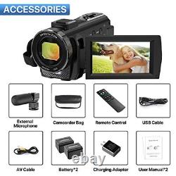 Video Camera Camcorder Digital YouTube Vlogging Camera Recorder FHD 1080P 24
