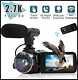 Video Camera Camcorder Digital Youtube Vlogging Recorder Ultra Hd 2.7k 30fps 30m