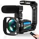 Video Camera Ultra 2.7k Camcorder Hd 36mp Digital Vlogging Recorder With Ir And