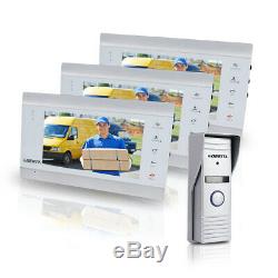 Video Doorbell Door Phone Intercom System 7 LCD Monitor 1200TVL Wired Camera