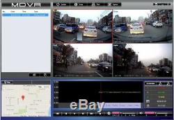 Vision Eye 1080P HD 4 Camera WiFi GPS DVR Car Taxi Vehicle SD DVR Video Recorder