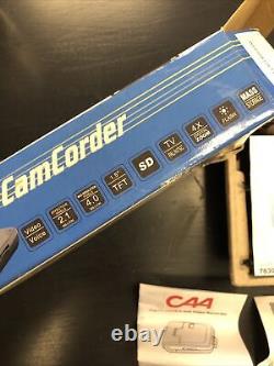 Vtg CAA CamCorder Digital Camera Video Recorder Windows 98 Disc & 128 SD Card +