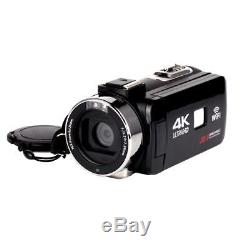 WiFi 4K ULTRA HD 30MP Digital Video Camera Camcorder Recorder DV Mic Lens