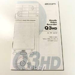 ZOOM Q3HD HANDY VIDEO CAMERA MICROPHONE Full HD Digital Video Recorder USED