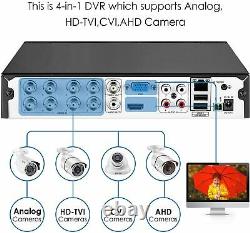 ZOSI Smart CCTV DVR 8 channel 2TB 1080P Video Recorder AHD VGA HDMI BNC H. 265+