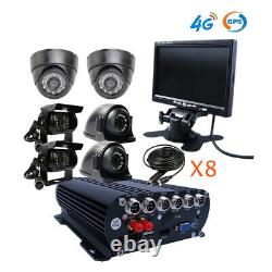 1080n 8ch Gps 4g Hdd Car Dvr Mdvr Video Recorder Cctv Camera Monitor Sur Pc Phone