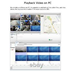 1080p 4ch Gps 2tb Hdd Car Mobile Dvr Mdvr Enregistrement Vidéo Cctv Caméra 7 Moniteur