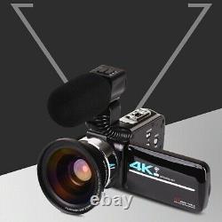 48 Mégapixels 4k Digital Camera Wifi Wedding DV Live Video Recorder Avec Ext B4m3