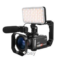 4k Ordro Vlog Caméra Vidéo 100x Digital Zoom Camcorder Enregistreur Cam Controller