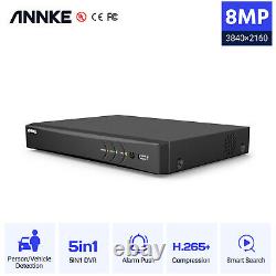 ANNKE 4K H.265+ 8CH 5IN1 DVR Enregistreur Vidéo Numérique Détection Personne/Véhicule