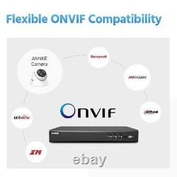 ANNKE 8CH 4K 8MP 5IN1 H. 265+ Enregistreur vidéo DVR pour système de surveillance à domicile