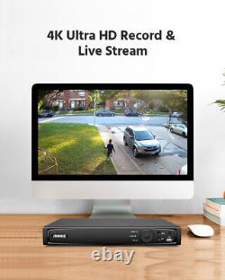 ANNKE 8CH 8MP 4K Enregistreur Vidéo Réseau H. 265+ PoE NVR pour Système de Sécurité Domestique