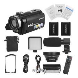 Andoer Hdv-201lm 1080p Caméra Vidéo Numérique Fhd Caméscope DV Enregistreur 24mp L1l0