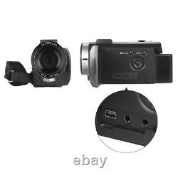 Andoer Hdv-201lm 1080p Caméra Vidéo Numérique Fhd Caméscope DV Enregistreur 24mp Z9w0