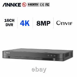 Annke 4k 8mp H. 265+ Enregistreur Vidéo Numérique 5in1 Dvr Pour Le Système De Caméras De Sécurité