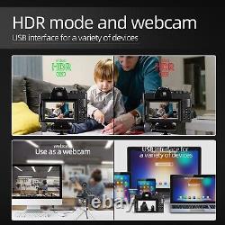 Appareil photo numérique 4K 16X 30fps 3 IPS Écran d'affichage vidéo à écran rabattable pour YouTube Vlogging