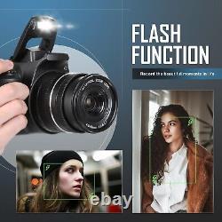 Appareil photo numérique 4k 64MP avec zoom numérique 40x pour Vlogging YouTube avec flash WiFI