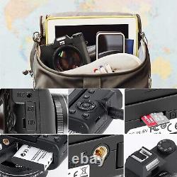 Appareil photo numérique HDR 4K 48MP avec caméra caméscope Wifi pour enregistrement vidéo YouTube noir