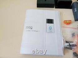Bague 8vr1s7-0eu0 1080p Hd Video Doorbell 2 Avec Extension Wifi Chime Pro + Extras