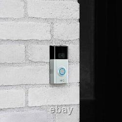 Bague Video Doorbell 2 1080p Hd Wire Caméra De Sécurité Gratuite Night Motion Vision