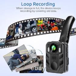 Caméra De Corps De La Police Numérique 1296p Hd Video Recording Fit Police Cam Night Visions