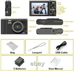 Caméra Numérique, 1080p Hd 36mp Compact Mini Caméra Vidéo 2,4 Pouces Blackz1