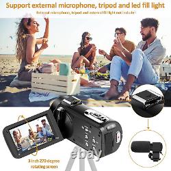 Caméra Vidéo Dreanni Caméscope 2.7k 42mp 18x Enregistreur Numérique De Caméra Zoom 3.0 2