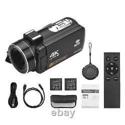 Caméra Vidéo Numérique 4k Caméscope DV Enregistreur 56mp 18x Zoom Numérique V8n9