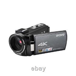 Caméra Vidéo Numérique Hdv-ae8 4k Caméscope DV Enregistreur 30mp 16x J3g1