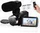 Caméra Vidéo Vidéo Ultra Hd Vlogging Camcorder 16x Zoom Numérique Avec Télécommande De Microphone
