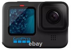 Caméra d'action numérique GoPro HERO11 CHDHX-111-RW avec écran tactile de 2,27 pouces, couleur noir