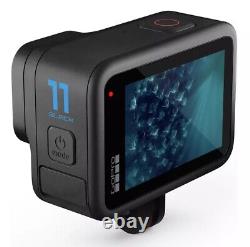 Caméra d'action numérique GoPro HERO11 CHDHX-111-RW avec écran tactile de 2,27 pouces, couleur noir