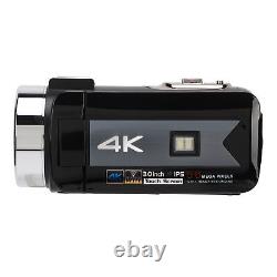 Caméra vidéo 4K Caméscope 4K 56MP Enregistreur de caméra numérique ultra HD 1080P 16X